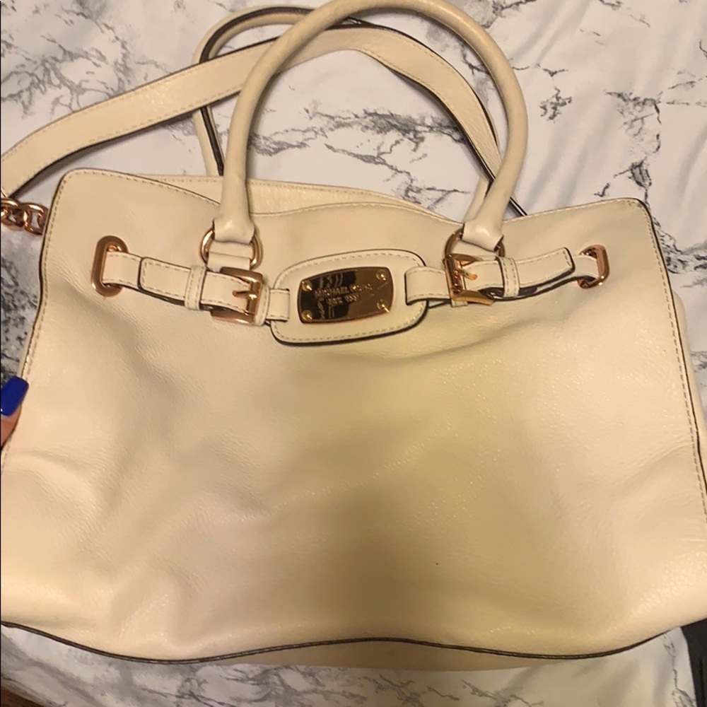 MICHAEL KORS large cream bag